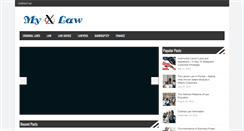 Desktop Screenshot of myxlaw.com